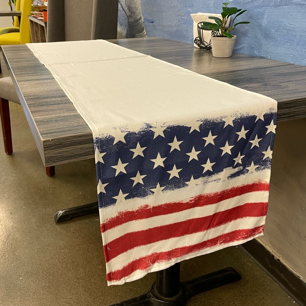 Stars & Stripes Table Runner NWT